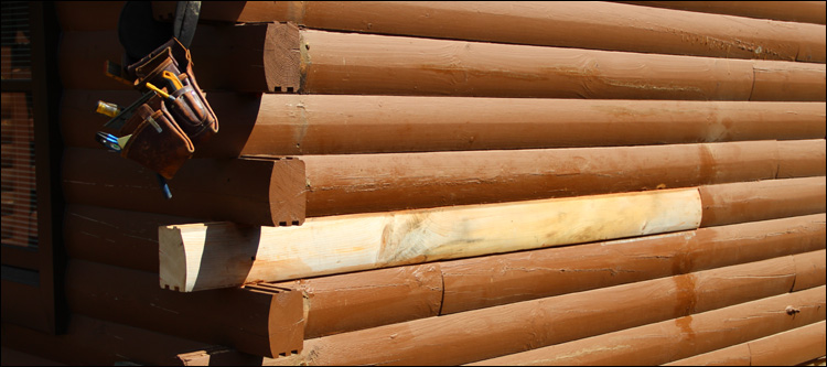 Log Home Damage Repair  King,  North Carolina